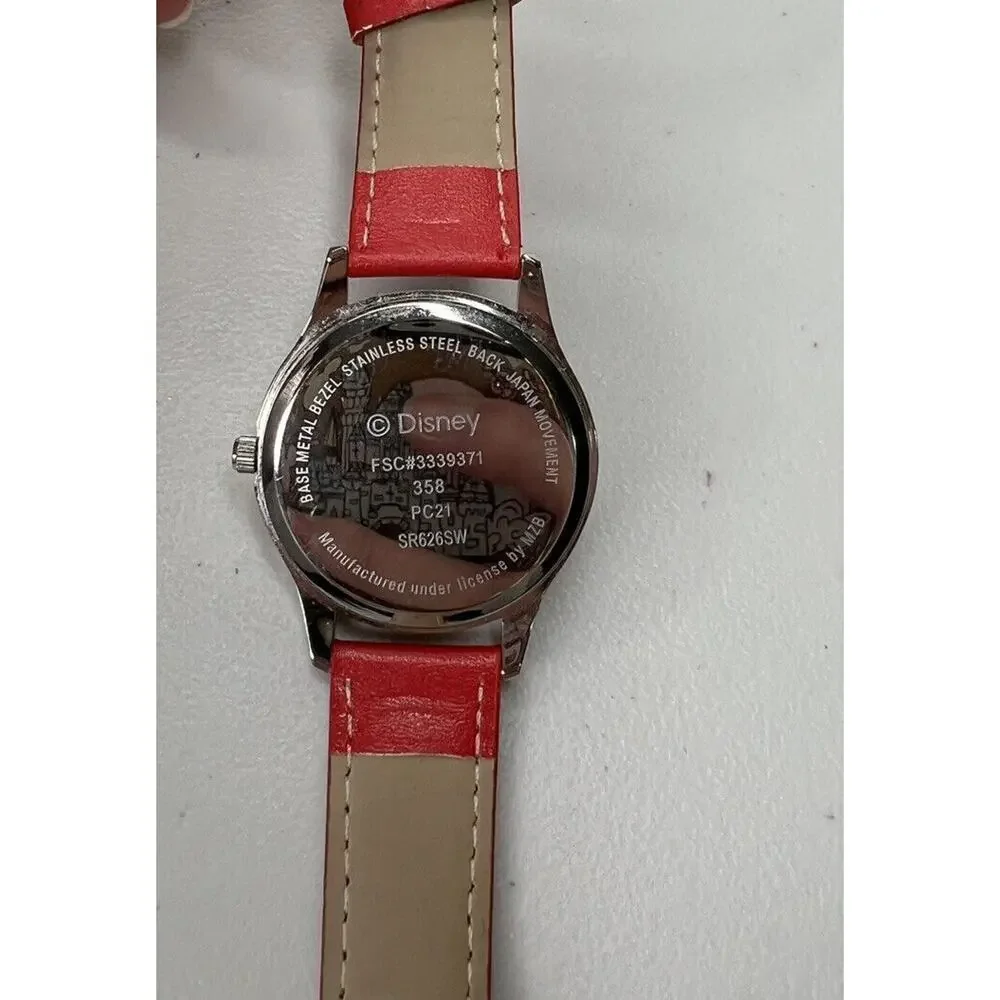 Disney Christmas Mickey & Minnie Mouse Red Watch by Avon
